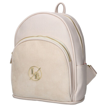 Dámský batoh krémový - Laura Biaggi Marlis