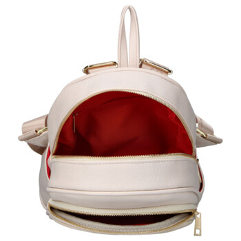 Dámský batoh krémový - Laura Biaggi Marlis