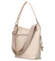 Dámská kabelka na rameno béžová - Laura Biaggi Lysa