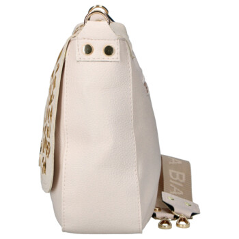 Dámská crossbody kabelka béžová - Laura Biaggi Mabel