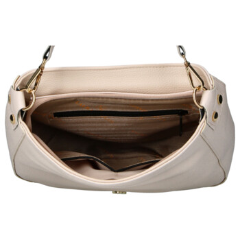 Dámská crossbody kabelka béžová - Laura Biaggi Mabel
