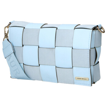 Dámská crossbody kabelka světle modrá - Laura Biaggi Fabie