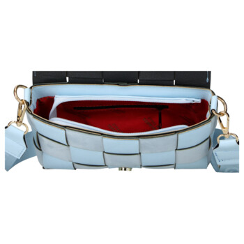 Dámská crossbody kabelka světle modrá - Laura Biaggi Fabie