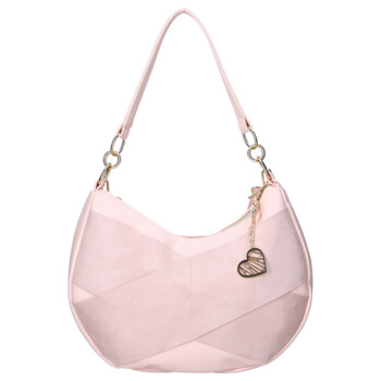 Dámská kabelka přes rameno růžová - Laura Biaggi Theia