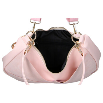 Dámská kabelka přes rameno růžová - Laura Biaggi Theia