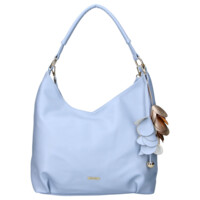 Dámská kabelka přes rameno světle modrá - Laura Biaggi Laiwa