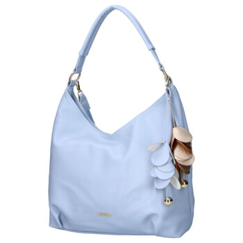 Dámská kabelka přes rameno světle modrá - Laura Biaggi Laiwa