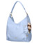 Dámská kabelka přes rameno světle modrá - Laura Biaggi Laiwa