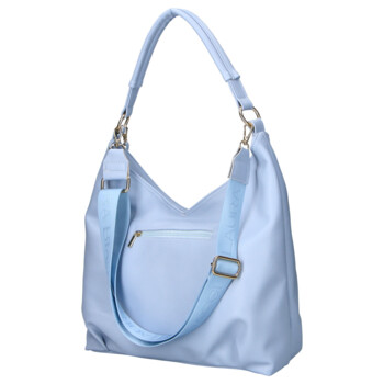 Dámská kabelka přes rameno světle modrá - Laura Biaggi Laiwa