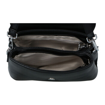 Dámská crossbody kabelka černá - Firenze Sigy