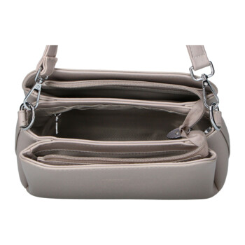 Dámská crossbody kabelka šedá - Firenze Wilma