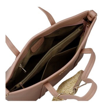 Dámská kabelka na rameno růžová - Coveri Violka
