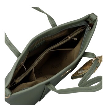 Dámská kabelka na rameno zelená - Coveri Violka