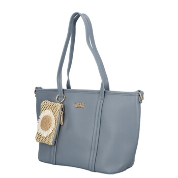 Dámská kabelka na rameno světle modrá - Coveri Violka