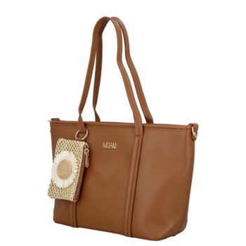 Dámská kabelka na rameno hnědá - Coveri Violka