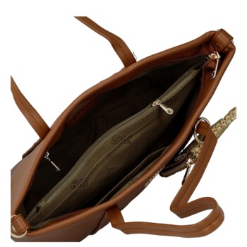 Dámská kabelka na rameno hnědá - Coveri Violka