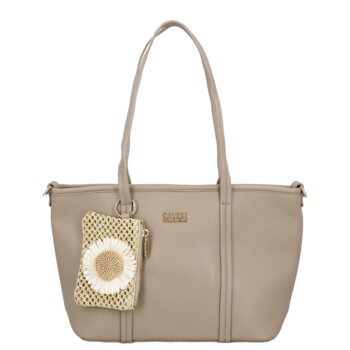 Dámská kabelka na rameno taupe - Coveri Violka