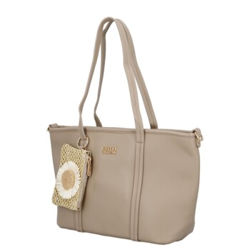 Dámská kabelka na rameno taupe - Coveri Violka