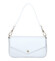 Dámská kožená kabelka na rameno bílá - Delami Vera Pelle Aksely
