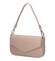 Dámská kožená kabelka na rameno starorůžová - Delami Vera Pelle Aksely