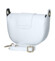 Dámská kožená crossbody kabelka bílá - Delami Vera Pelle Blanca