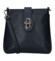 Dámská kožená crossbody kabelka tmavě modrá - Delami Vera Pelle Rikkita