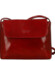 Dámská kožená crossbody kabelka červená - Delami Vera Pelle Maryam New