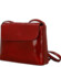 Dámská kožená crossbody kabelka červená - Delami Vera Pelle Maryam New