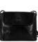 Dámská kožená crossbody kabelka černá - Delami Vera Pelle Maryam New