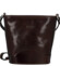 Dámská kožená crossbody kabelka tmavě hnědá - Delami Vera Pelle Saimix