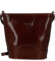 Dámská kožená crossbody kabelka hnědá - Delami Vera Pelle Saimix