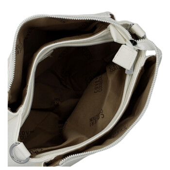 Dámská crossbody kabelka bílá - Coveri Perikla
