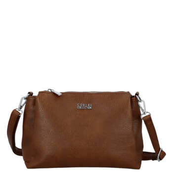Dámská crossbody kabelka hnědá - Coveri Perikla