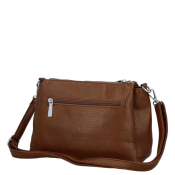 Dámská crossbody kabelka hnědá - Coveri Perikla