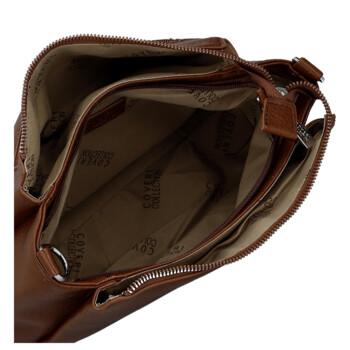 Dámská crossbody kabelka hnědá - Coveri Perikla