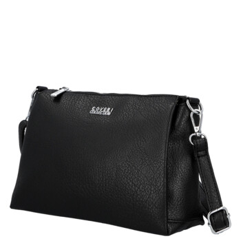 Dámská crossbody kabelka černá - Coveri Perikla