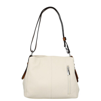 Dámská crossbody kabelka krémová - Coveri Nelli