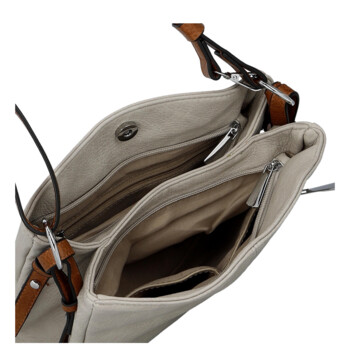 Dámská crossbody kabelka šedá - Coveri Nelli