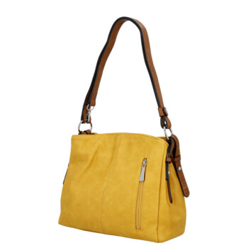 Dámská crossbody kabelka žlutá - Coveri Nelli