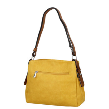 Dámská crossbody kabelka žlutá - Coveri Nelli