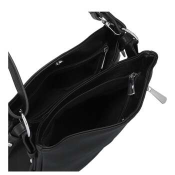 Dámská crossbody kabelka černá - Coveri Nelli