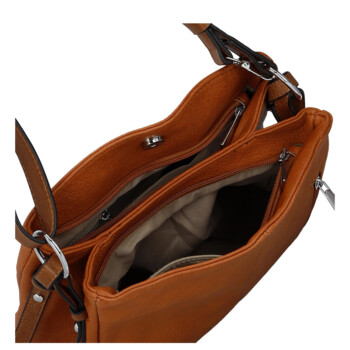 Dámská crossbody kabelka hnědá - Coveri Nelli