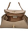 Dámská kožená crossbody kabelka taupe - Delami Vera Pelle Koleta