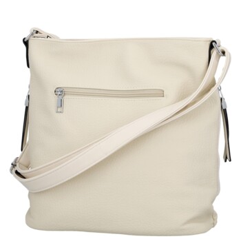 Dámská crossbody kabelka krémová - Firenze Semir