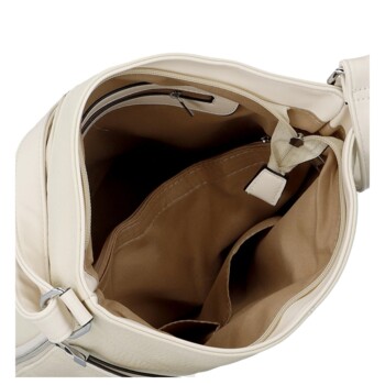 Dámská crossbody kabelka krémová - Firenze Semir
