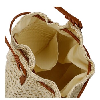 Dámská crossbody kabelka krémová - Firenze Olivie