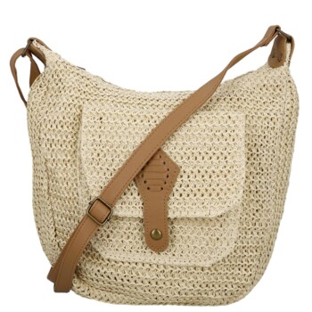 Dámská crossbody kabelka krémová - Firenze Lexia