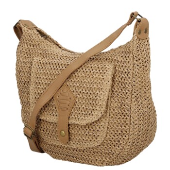 Dámská crossbody kabelka béžová - Firenze Lexia