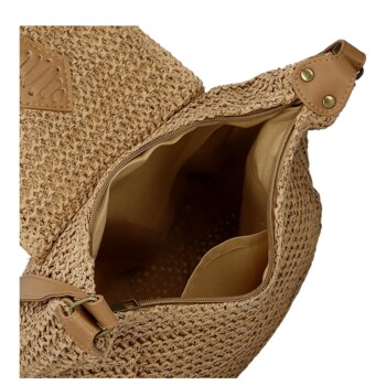 Dámská crossbody kabelka béžová - Firenze Lexia