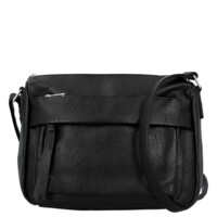Dámská crossbody kabelka černá - Firenze Arafia